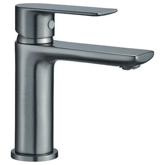 Душевой комплект Haiba: Душевая стойка HB24505-3 + смеситель для раковины HB10505-3, цвет графит - фото, картинка 3 Душевой комплект Haiba: Душевая стойка HB24505-3 + смеситель для раковины HB10505-3, цвет графит - фото 3