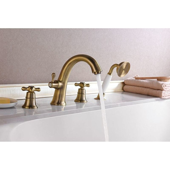 Набор смесителей Lemark: Смеситель для ванны Vintage LM2841B + смеситель для раковины Vintage LM2806B, бронза - фото 3