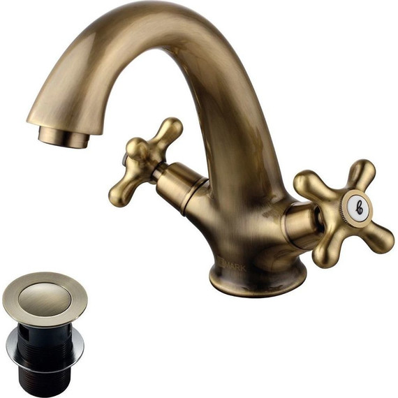 Набор смесителей Lemark: Смеситель для ванны Vintage LM2841B + смеситель для раковины Vintage LM2806B, бронза - фото 4
