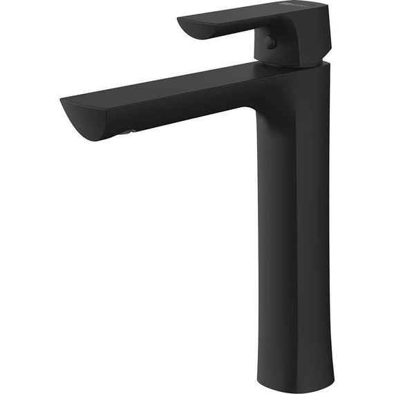 Набор смесителей Lemark: Смеситель для ванны Ursus LM7214BL + cмеситель для раковины высокий Ursus LM7209BL, чёрный - фото 2