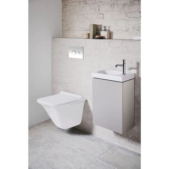 Инсталляция для унитаза Loranto 4501 (кнопка смыва белая глянцевая 7310) - фото 5