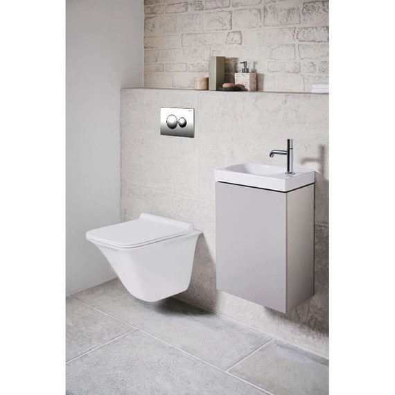 Инсталляция для унитаза Loranto 4501 (кнопка смыва хром глянцевая 7312) - фото 5