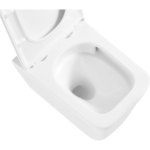 Унитаз подвесной Vincea Q-Line VT1-12T с тонкой крышкой микролифт (Система смыва торнадо) - фото 4