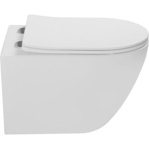 Унитаз подвесной Vincea Globo VT1-14T с тонкой крышкой микролифт (Система смыва торнадо) - фото, картинка 2 Унитаз подвесной Vincea Globo VT1-14T с тонкой крышкой микролифт (Система смыва торнадо) - фото 2