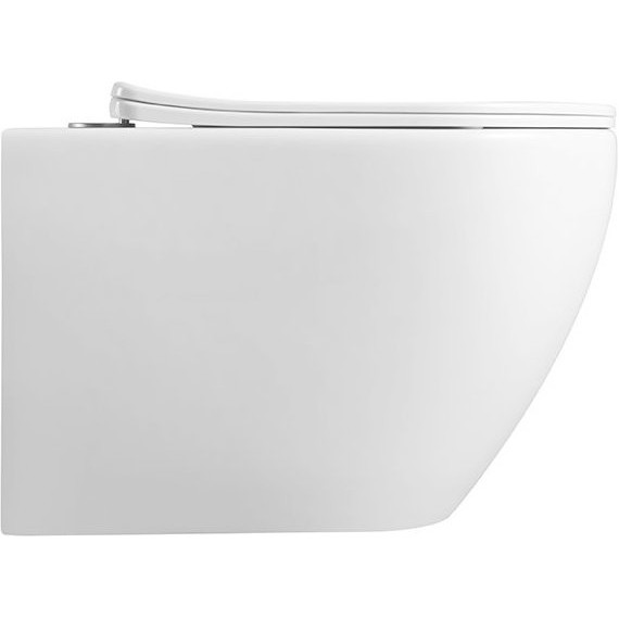 Унитаз подвесной безободковый Vincea Esse VT1-211 с тонкой крышкой микролифт - фото 3