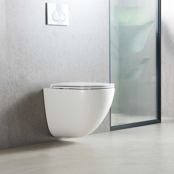 Унитаз подвесной Vincea Bien VT1-51T с тонкой крышкой микролифт (Система смыва торнадо) - фото 8