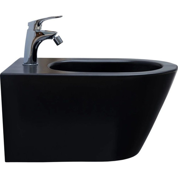 Биде подвесное Aquanet LAKE-B2B 316464, чёрный матовый - фото 4