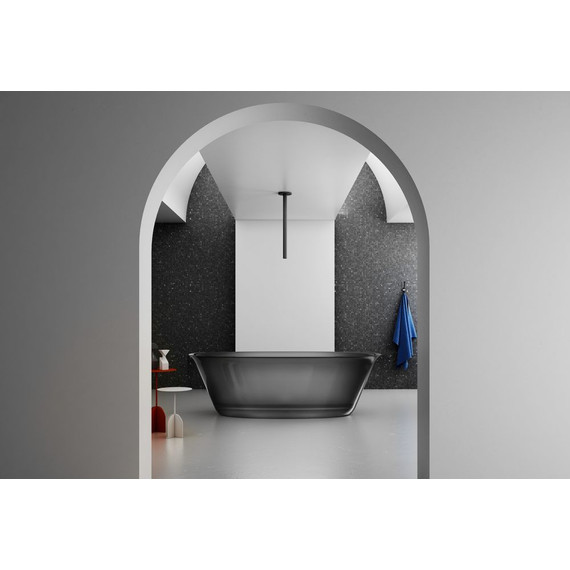 Ванна отдельностоящая Abber Kristall 170x75 см AT9707Onyx, чёрный - фото 2