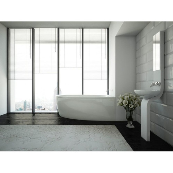 Ванна акриловая Azario Kapris 160x90 см R AV.0001160, Размер - мм: 1600х900 - фото 4