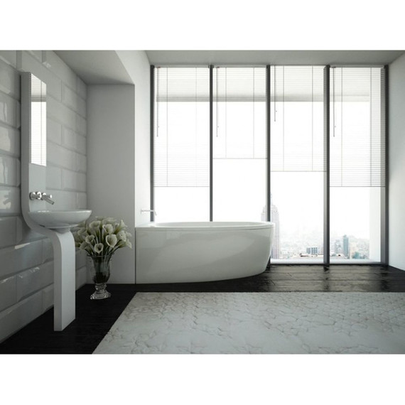 Ванна акриловая Azario Kapris 150x90 см L AV.0002150, Размер - мм: 1500х900 - фото 4