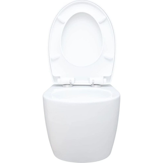 Унитаз подвесной безободковый Aquanet ZV-1 303977 с крышкой микролифт - фото 11