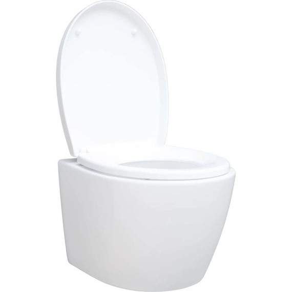 Унитаз подвесной безободковый Aquanet ZV-1 303977 с крышкой микролифт - фото 13