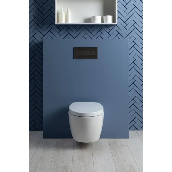 Унитаз подвесной безободковый Aquanet ZV-1 303977 с крышкой микролифт - фото 18