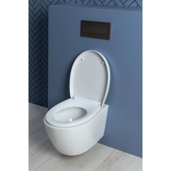 Унитаз подвесной безободковый Aquanet ZV-1 303977 с крышкой микролифт - фото 22