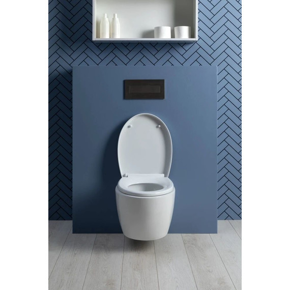 Унитаз подвесной безободковый Aquanet ZV-1 303977 с крышкой микролифт - фото 27