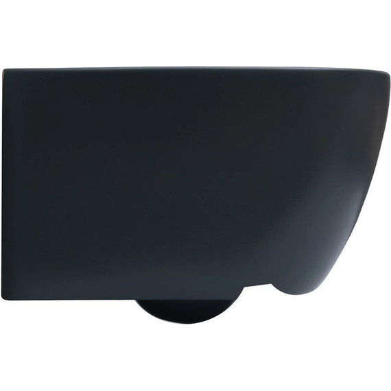 Унитаз подвесной безободковый Aquanet Rimless Cetus-GW BL-102N-WHT 287009 с тонкой крышкой микролифт, серый матовый, Цвет производителя: серый - фото 10