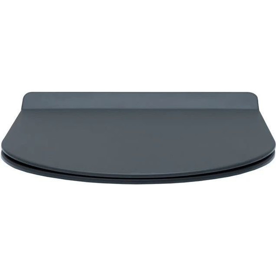 Унитаз подвесной безободковый Aquanet Rimless Cetus-GW BL-102N-WHT 287009 с тонкой крышкой микролифт, серый матовый, Цвет производителя: серый - фото 12