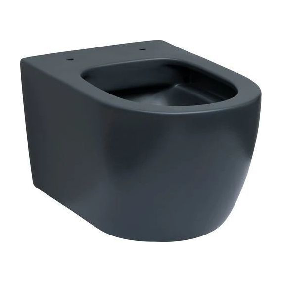 Унитаз подвесной безободковый Aquanet Rimless Cetus-GW BL-102N-WHT 287009 с тонкой крышкой микролифт, серый матовый, Цвет производителя: серый - фото 3