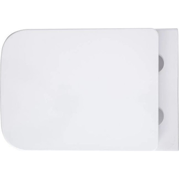 Унитаз подвесной безободковый Aquanet Elegant W LX-1163 280960 с тонкой крышкой микролифт - фото 6