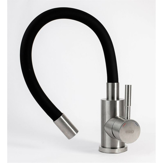 Смеситель для кухни Esko K44 B, чёрный/никель матовый, Цвет производителя: чёрный, никель - фото 2