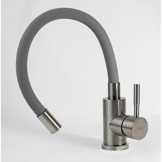 Смеситель для кухни Esko K44 G, серый/никель матовый, Цвет производителя: серый, никель - фото 2