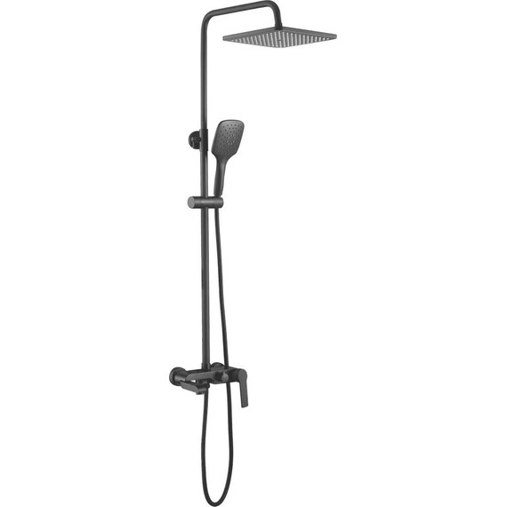 Душевая стойка Esko Singapore black ST300BL, чёрный матовый - фото 