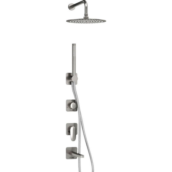 Душевая система для ванны WasserKraft Spree A1451.273.274.097.121.275.100.276, никель - фото 2