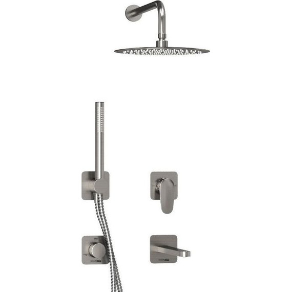 Душевая система для ванны WasserKraft Spree A1451.273.274.097.121.275.100.276, никель - фото 3