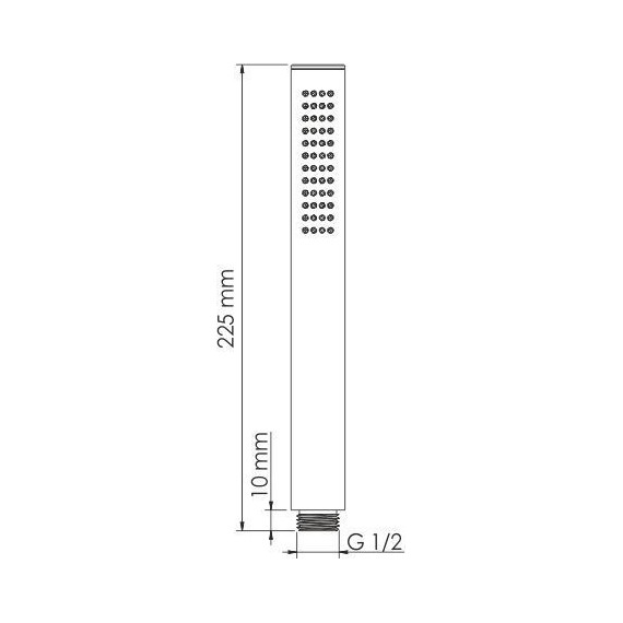 Ручной душ WasserKraft Spree A276, никель - фото 2