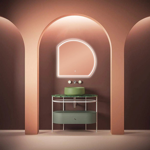 Зеркало Azario Lima 70 см AZ-Z-079ELM - фото 3