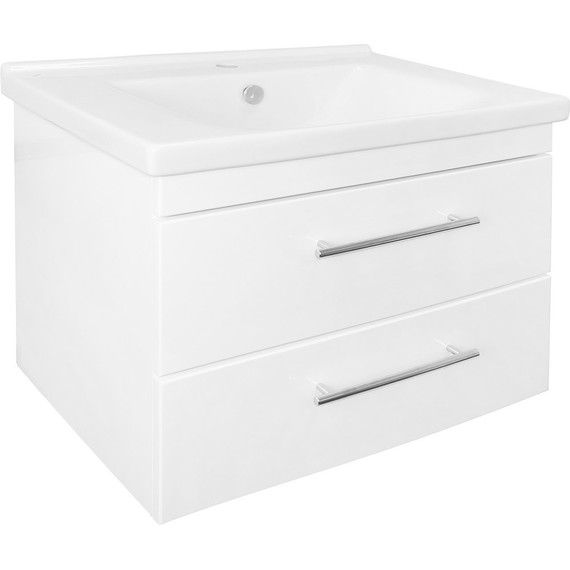 Тумба подвесная с раковиной Loranto Karina 70/2 см CS00086521 (раковина Миранда 70) - фото, картинка 4 Тумба подвесная с раковиной Loranto Karina 70/2 см CS00086521 (раковина Миранда 70) - фото 4