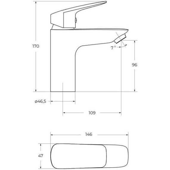Смеситель для раковины BelBagno DUE-LVM-CRM-W0 - фото 6