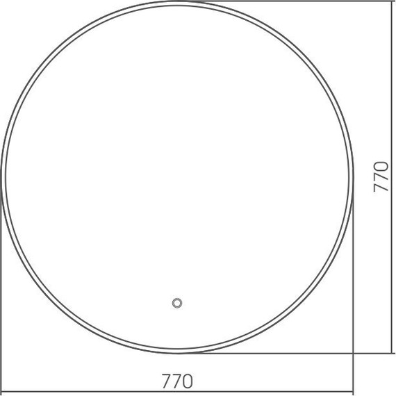 Зеркало Azario Плаза-2 77 см LED-00002246 - фото 5