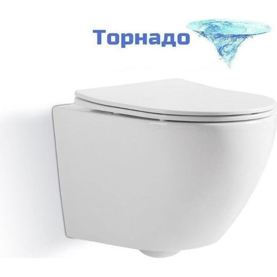 Инсталляция с подвесным унитазом комплект: Grohe Rapid SL 38772001 с подвесным унитазом Sole Pandora сиденье микролифт, крепление, кнопка смыва хром (система смыва Торнадо) - фото 4