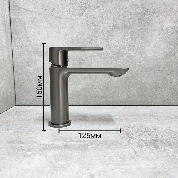 Смеситель для раковины Haiba HB10639-3, графит - фото 8