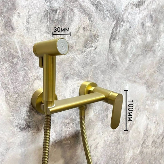 Набор для гигиенического душа Haiba HB5516-5, золото - фото 7