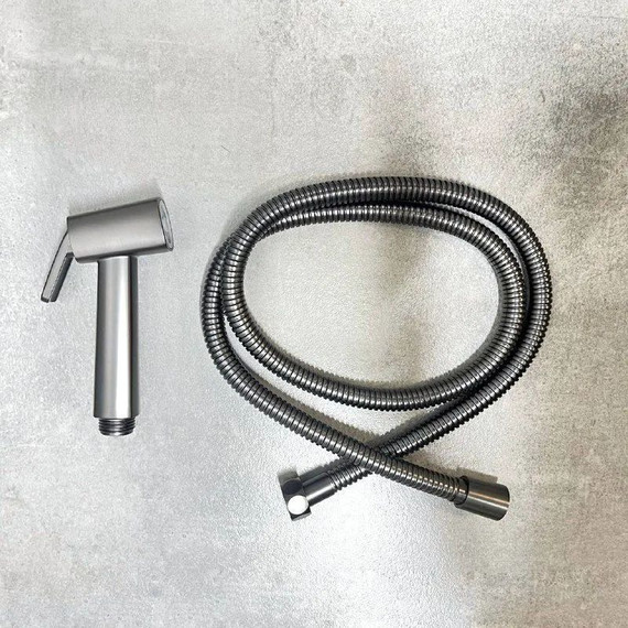 Набор для гигиенического душа Haiba HB5517-3, графит - фото, картинка 6 Набор для гигиенического душа Haiba HB5517-3, графит - фото 6