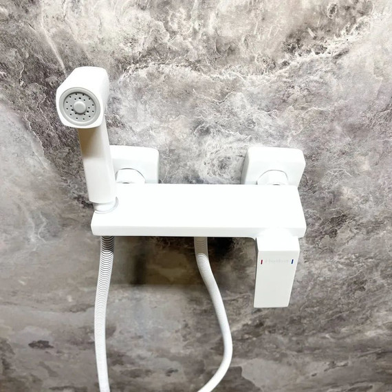 Набор для гигиенического душа Haiba HB5517-8, белый - фото 4