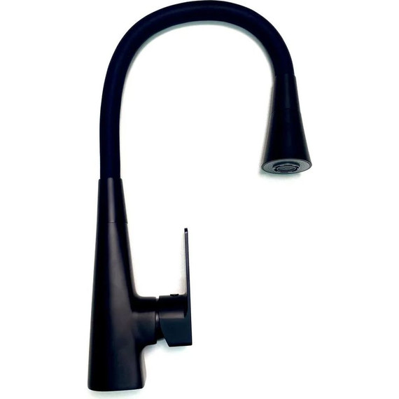 Смеситель для кухни Haiba HB73823-7, чёрный матовый - фото 3