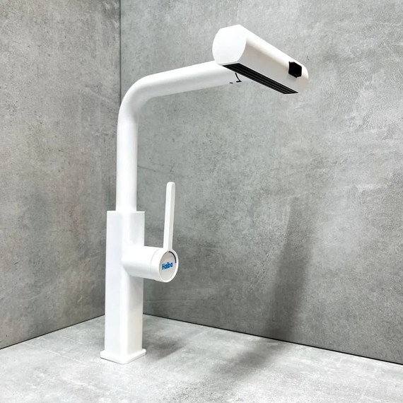 Смеситель для кухни Haiba HB73824-8, белый - фото 2