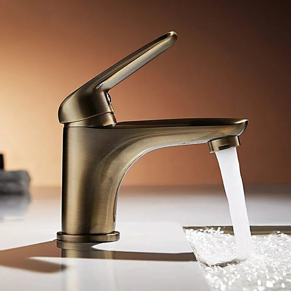 Смеситель для раковины Ledeme L1048C, бронза - фото 8