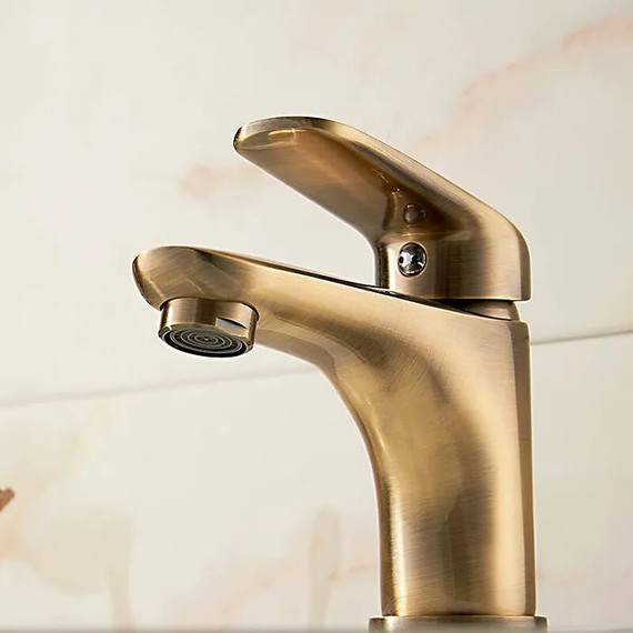 Смеситель для раковины Ledeme L1048C, бронза - фото 9