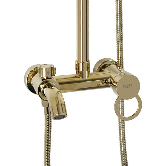 Душевая стойка Brimix 3056, золото - фото 7