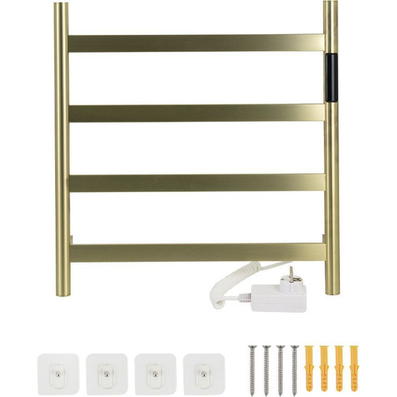 Полотенцесушитель электрический Kraftte П4 450x500 мм 44041, бронза - фото 3