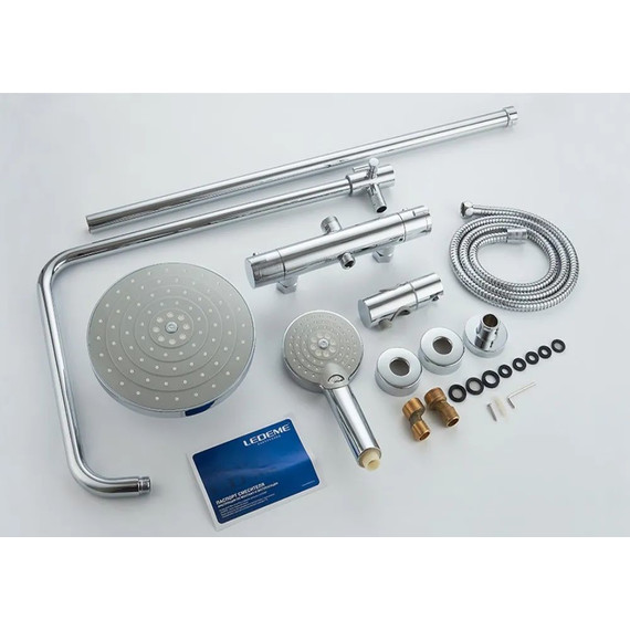 Душевая стойка с термостатом Ledeme L2411 - фото 2