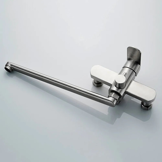 Смеситель для ванны Ledeme L72216 с душевым гарнитуром - фото 4