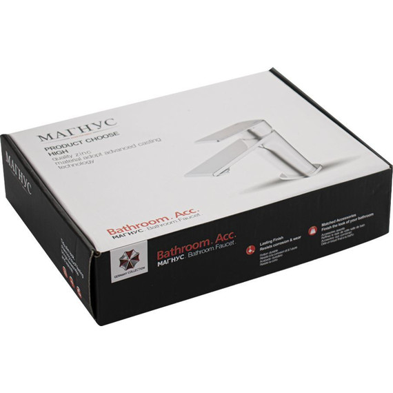 Смеситель для раковины Magnus 8404, чёрный - фото 2