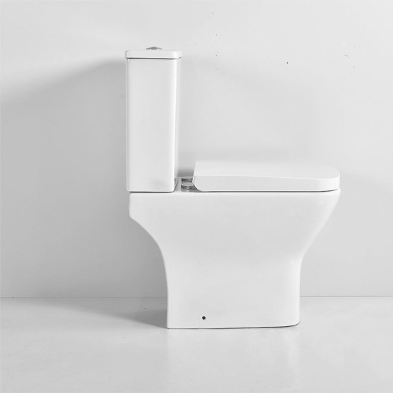 Унитаз-компакт безободковый Mirsant Link PP с крышкой микролифт - фото 6