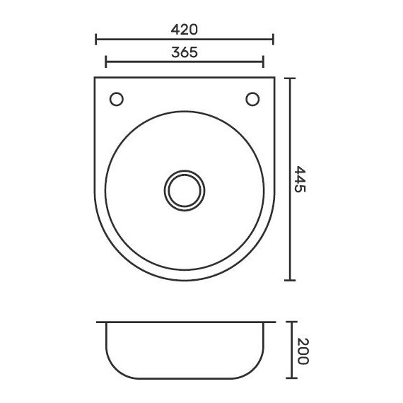 Кухонная мойка Fabia Profi 445423G 0.8 мм, чёрный - фото 6