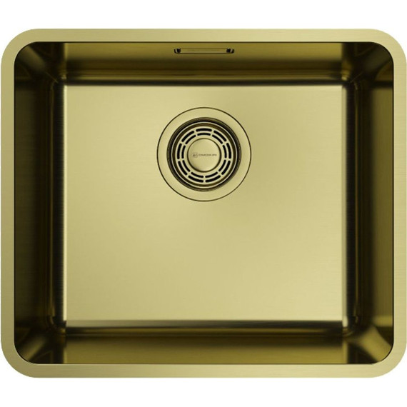Кухонная мойка Omoikiri OMI 43-U/I ULTRA MINI-LG 4997403 0,8 мм, светлое золото, Цвет производителя: светлое золото - фото 